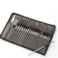 Без бренда «Коробка 50 шт.: Набор кистей для рисования в чехле, премиум набор (23 нейлоновых кисти, 1 мастихин)» в Смоленске