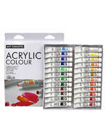 Без бренда «Коробка 24 шт.: Акриловые краски «Две картинки» 24 шт. по 12 мл, проф. пигмент» в Смоленске