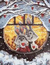 Зайцы у окна