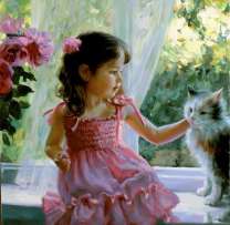 Без бренда «Девочка с кошкой на подоконнике» в Смоленске