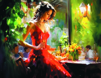 Без бренда «Милая девушка с бокалом шампанского» в Смоленске