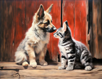 Без бренда «Знакомство котенка и щенка» в Смоленске