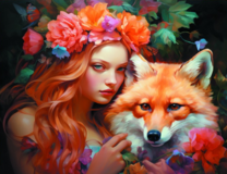 Без бренда «Рыжая девушка и рыжая лисица» в Смоленске