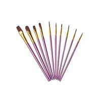 Без бренда «Кисти для рисования набор (10 шт) сиреневые» в Смоленске в интернет-магазине Без бренда «Кисти для рисования набор (10 шт) сиреневые» в Смоленске