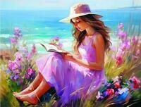 Без бренда «Девочка читает на берегу» в Смоленске в интернет-магазине  Без бренда «Девочка читает на берегу» в Смоленске